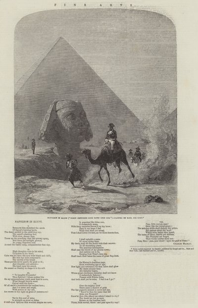 Napoleon in Egypte (Veertig eeuwen kijken op hem neer) door Karl Girardet